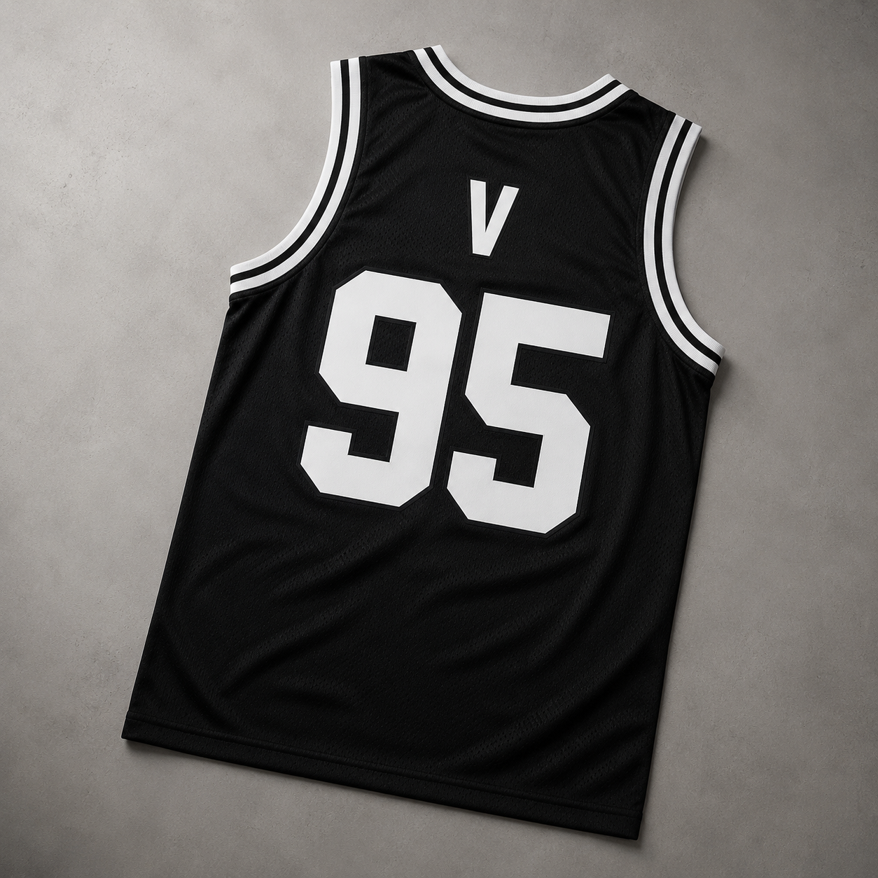 BTS Stadium Jersey – Black & White Basket Ball Streetwear