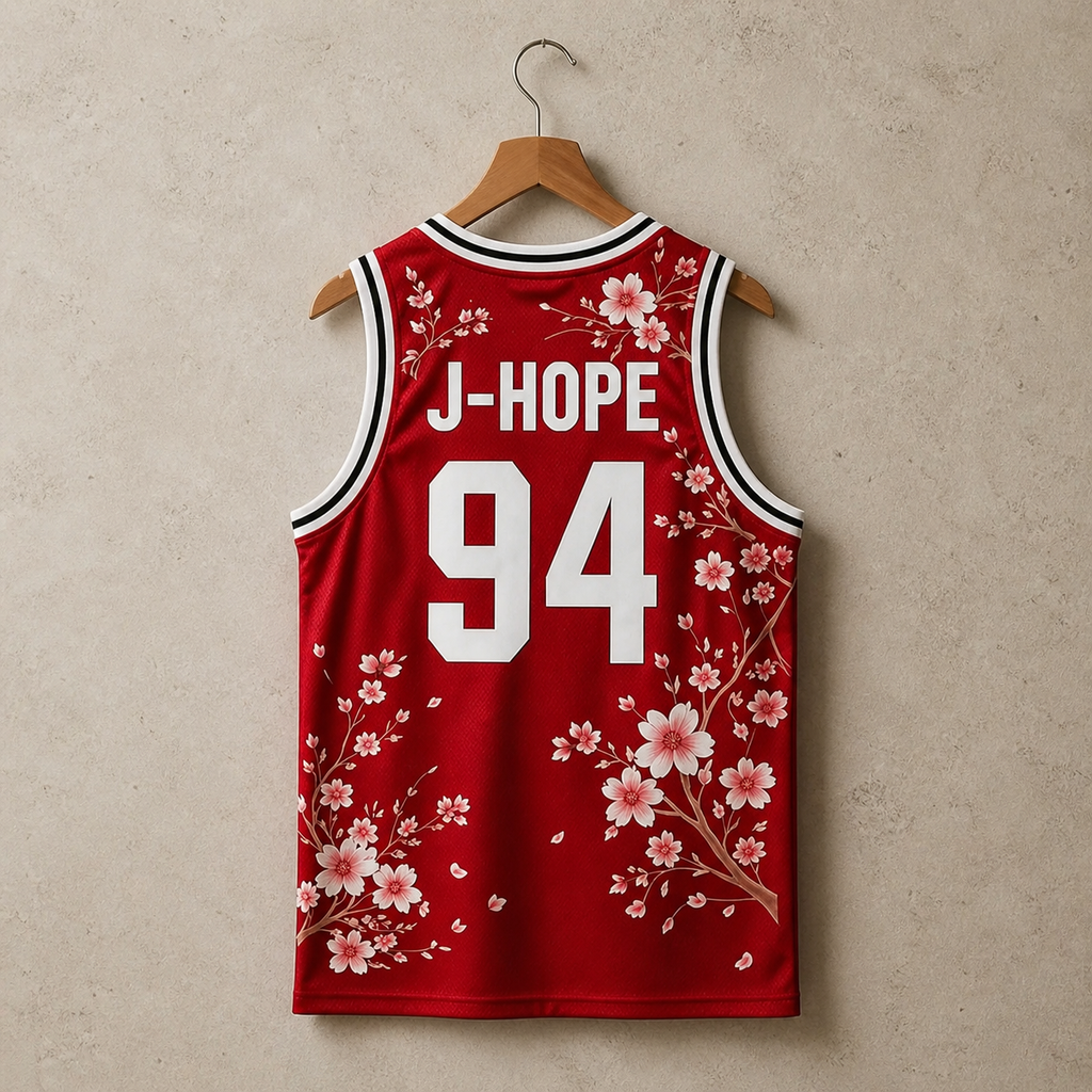 BTS Cherry Blossom Jersey – Summer ARMY Outfit