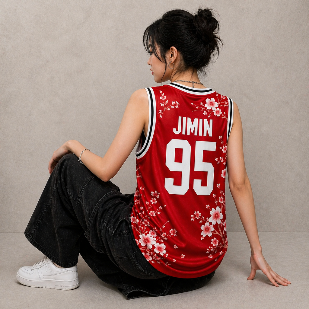 BTS Cherry Blossom Jersey – Summer ARMY Outfit