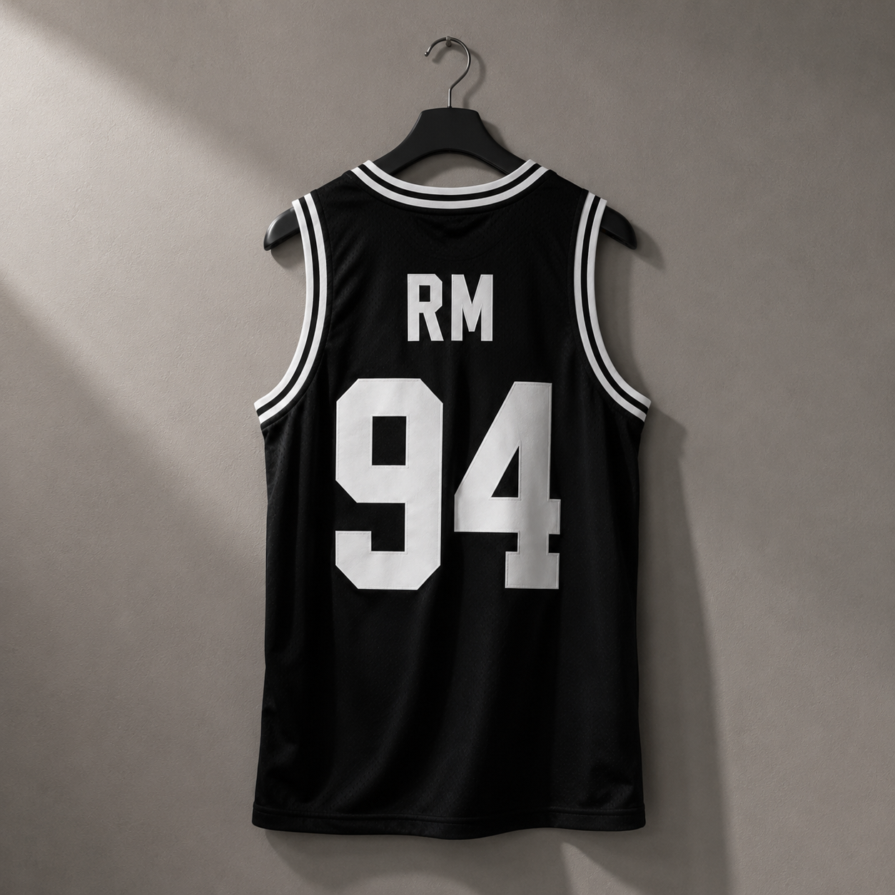 BTS Stadium Jersey – Black & White Basket Ball Streetwear